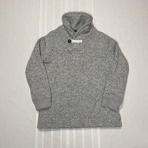 OshKosh B’gosh Sweater Boys Size 5 Toddler 5T Heather Gray Pullover Shawl Collar
